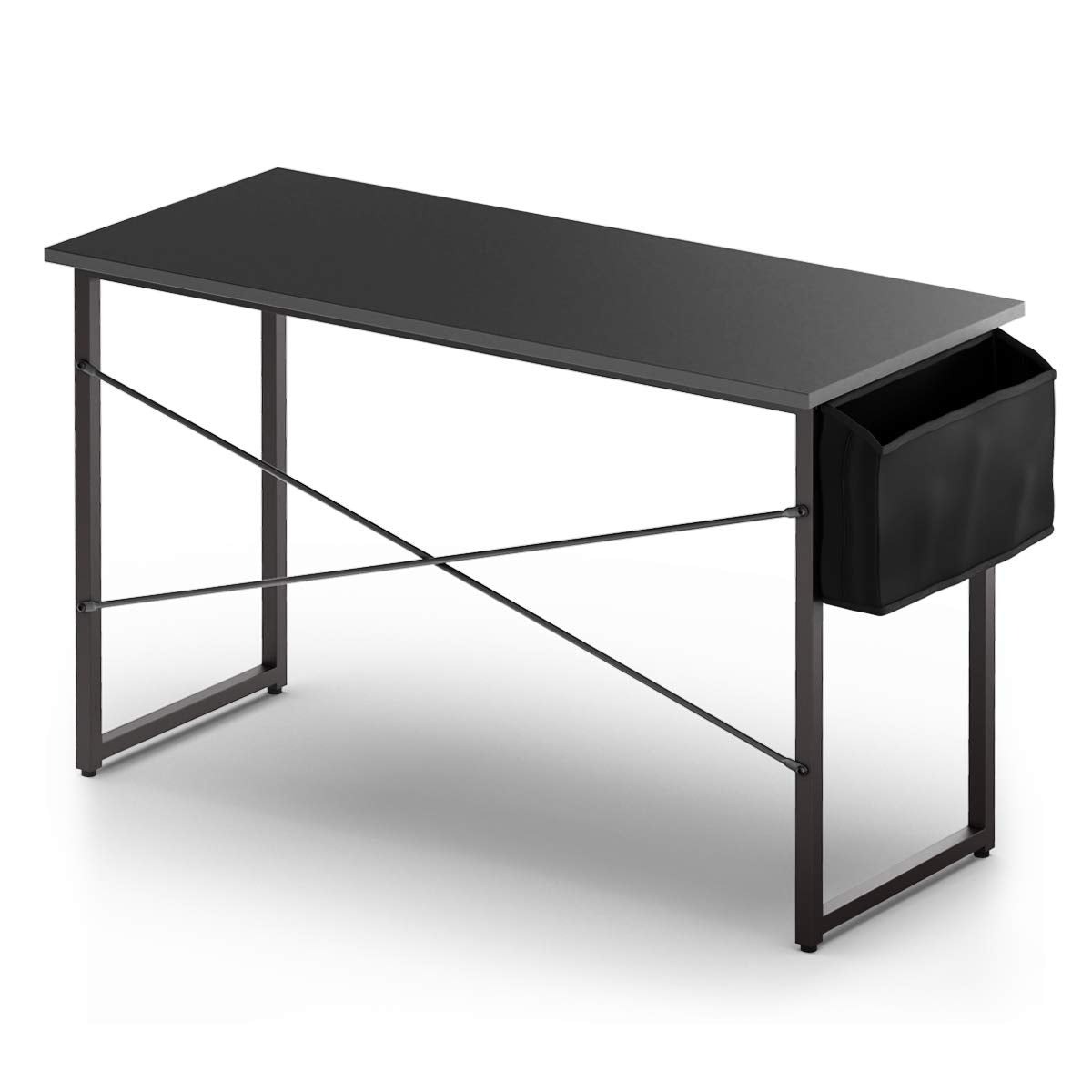Tangkula Bureau d'ordinateur avec sac de rangement, bureau d'étude pour la maison et le bureau